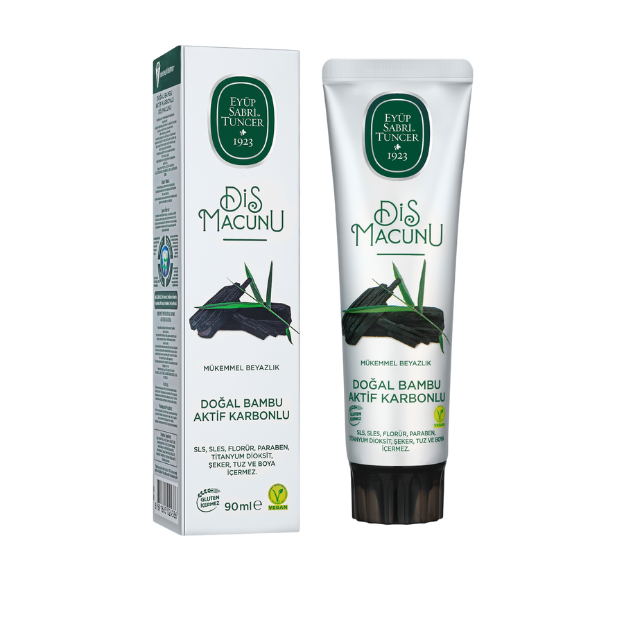 Eyüp Sabri Tuncer Bambus Aktivkohle Zahnpasta 90 ml – Natürlich & Vegan | Turkista
