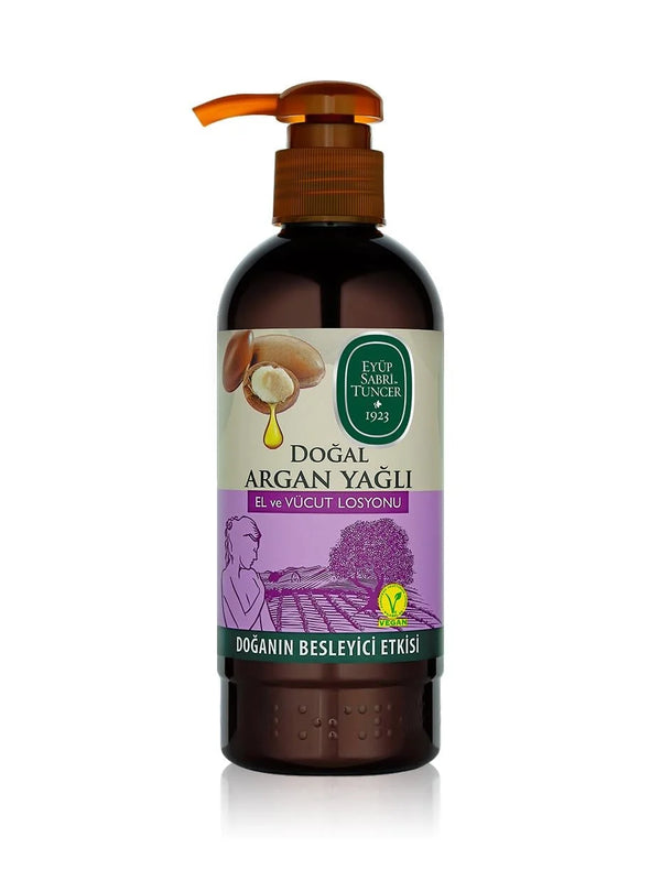 Eyüp Sabri Tuncer Arganöl vegane Hand- & Körperlotion 250 ml mit Olivenöl | Turkista