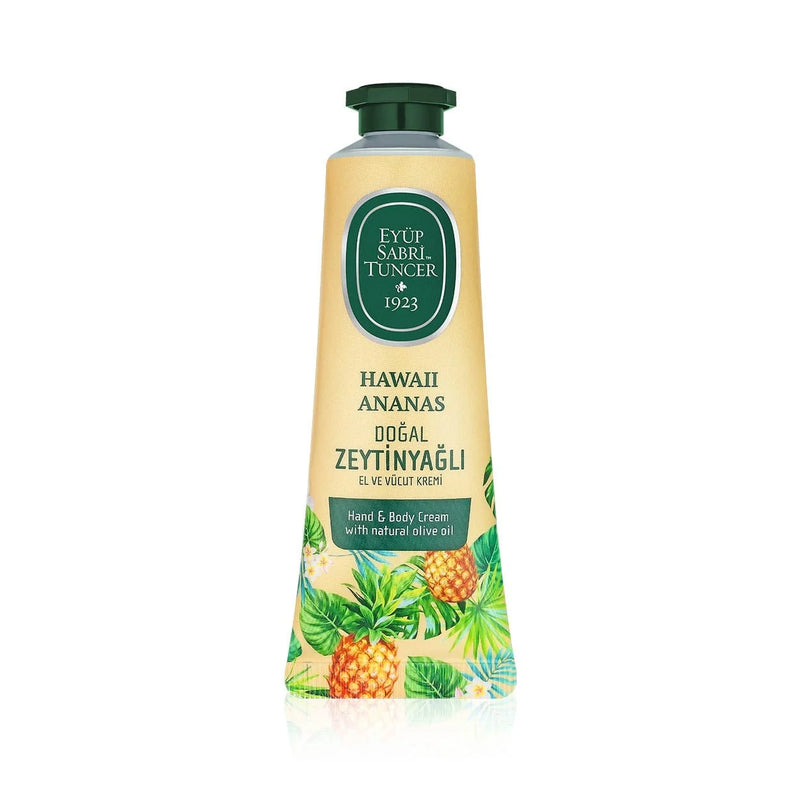 Eyüp Sabri Tuncer Hawaii Ananas vegane Hand- & Körpercreme 50 ml mit Olivenöl
