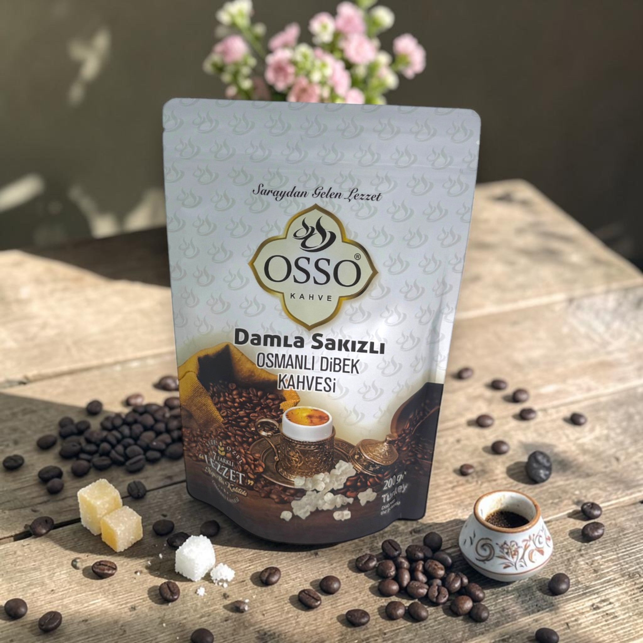 Osso Damla Sakızlı Osmanlı Dibek Kahvesi 200 g – mit Mastix