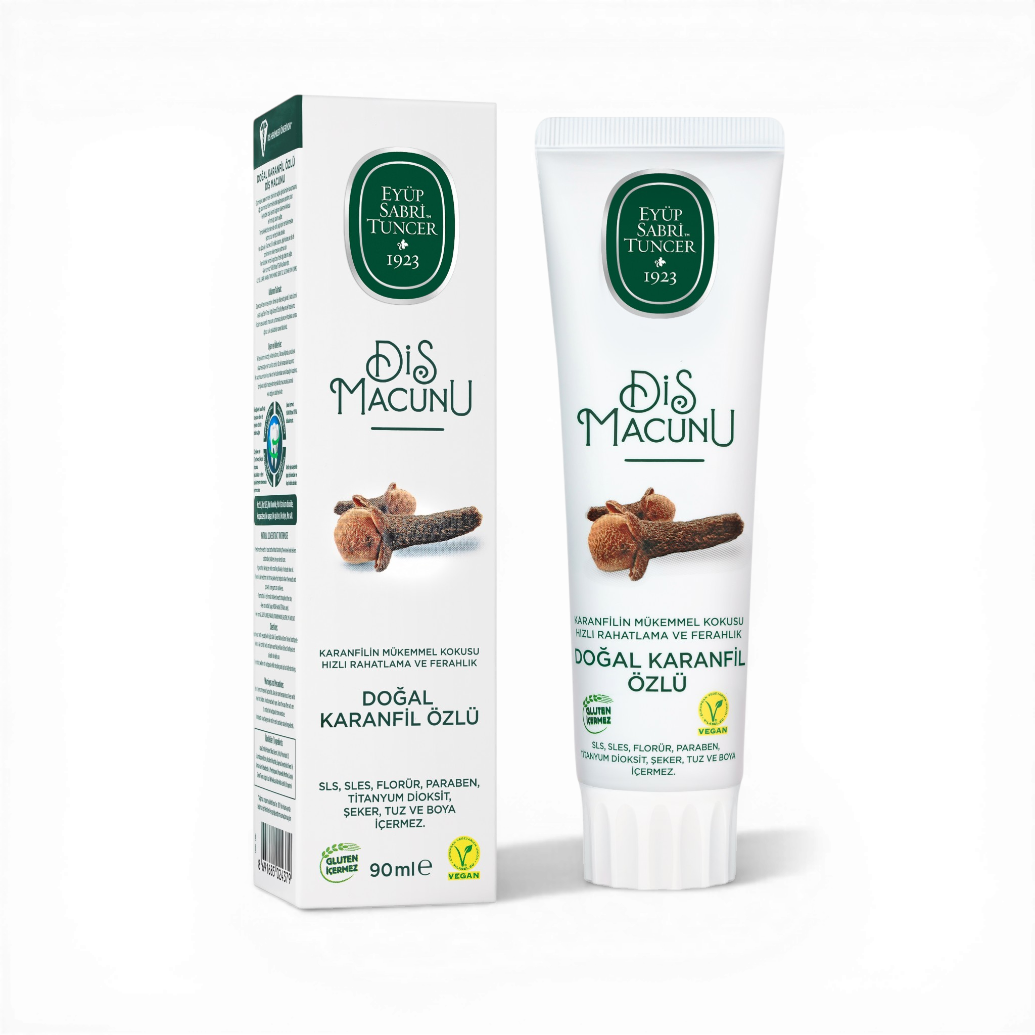 Eyüp Sabri Tuncer Zahnpasta mit Nelkenextrakt 90 ml – Natürlich & Pflegend | Turkista