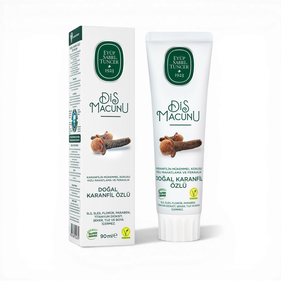 Eyüp Sabri Tuncer Zahnpasta mit Nelkenextrakt 90 ml – Natürlich & Pflegend | Turkista