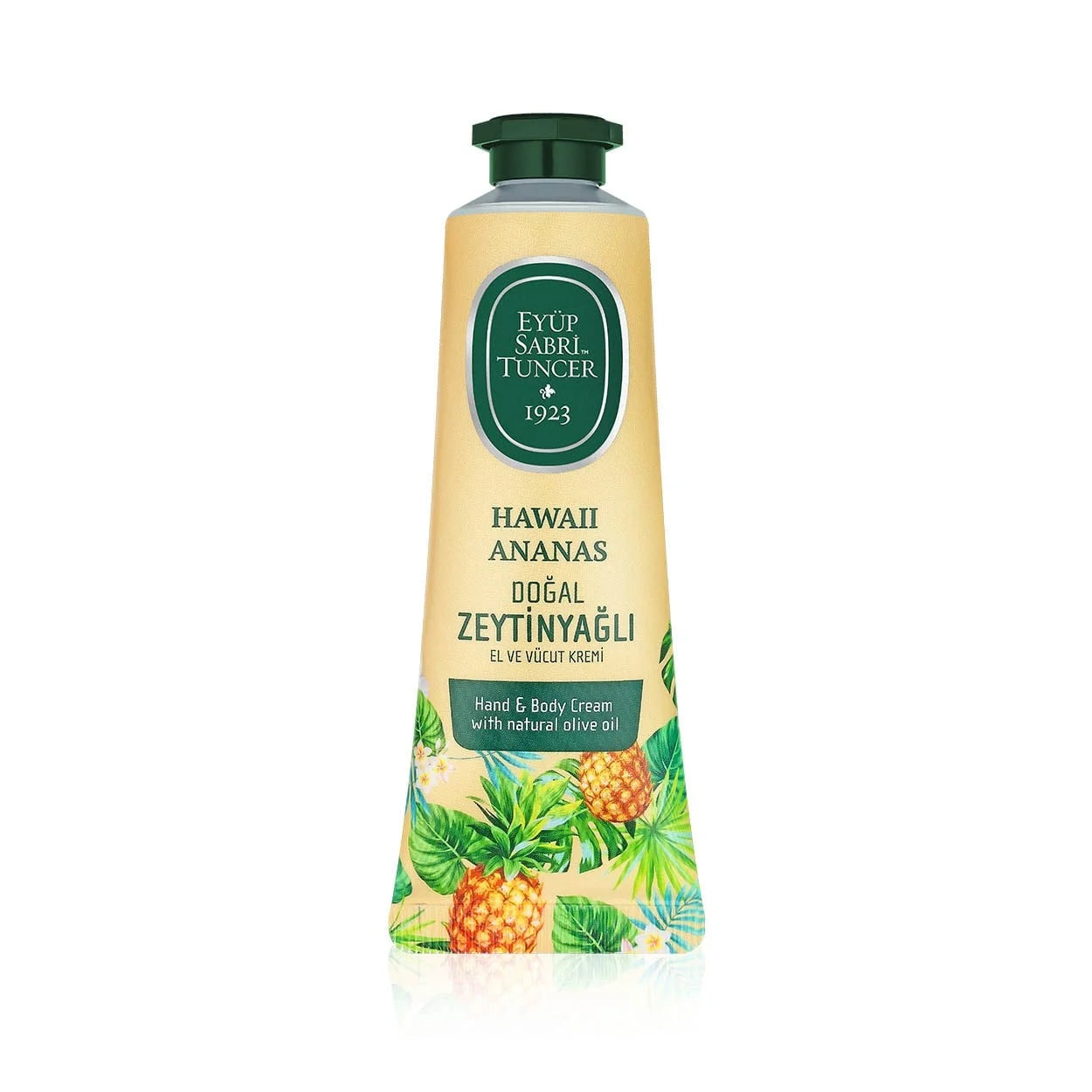 Eyüp Sabri Tuncer Hawaii Ananas vegane Hand- & Körpercreme 50 ml mit Olivenöl | Turkista