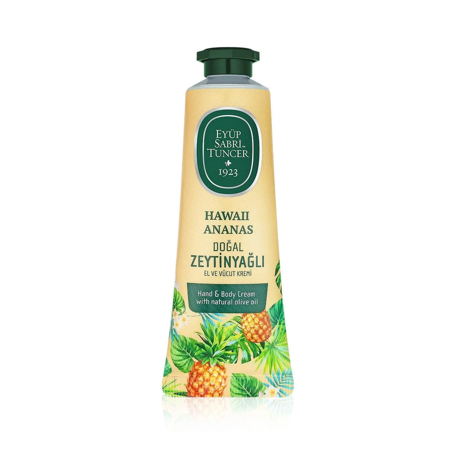 Eyüp Sabri Tuncer Hawaii Ananas vegane Hand- & Körpercreme 50 ml mit Olivenöl