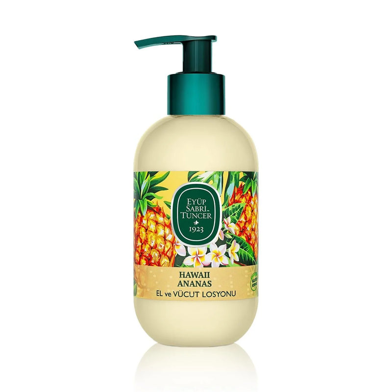 Eyüp Sabri Tuncer Hawaii Ananas Hand- & Körperlotion vegan mit Olivenöl 280 ml
