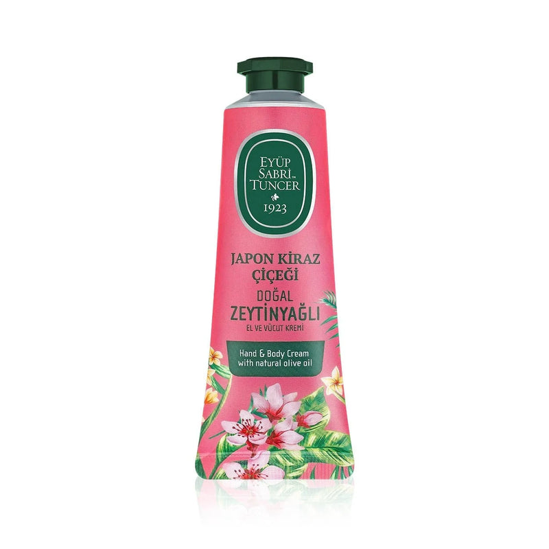 Eyüp Sabri Tuncer Japanische Kirschblüte vegane Hand- & Körpercreme 50 ml mit Olivenöl